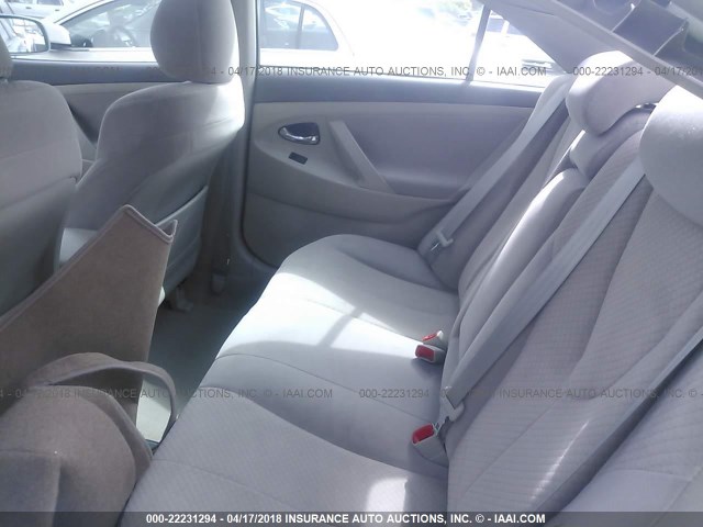 4T1BE46KX8U747180 - 2008 TOYOTA CAMRY CE/LE/XLE/SE GREEN photo 8