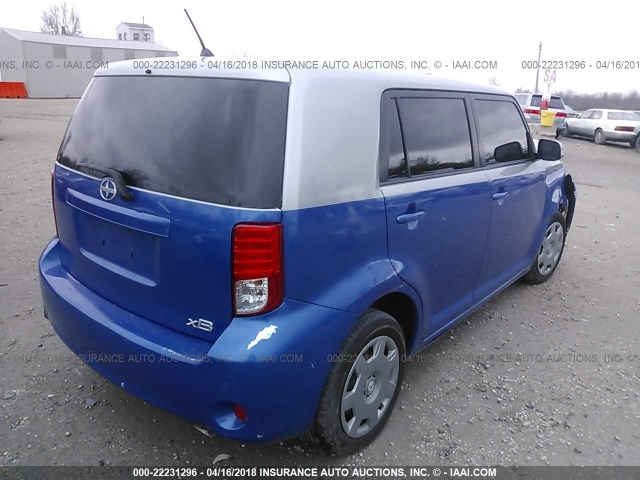 JTLZE4FE2B1132133 - 2011 TOYOTA SCION XB ლურჯი ფოტო 4