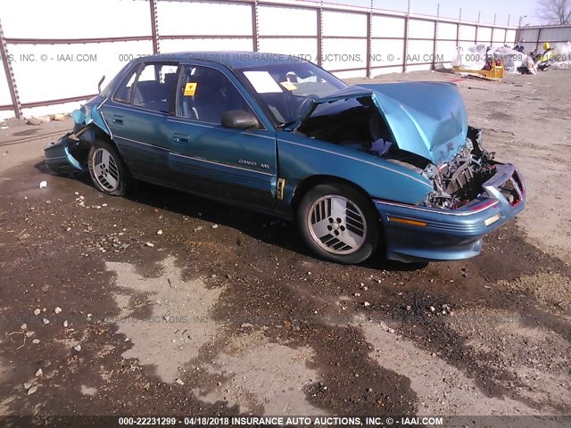 1G2NE54N3NC300944 - 1992 PONTIAC GRAND AM SE GREEN photo 1