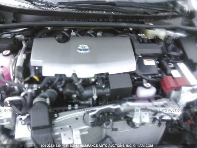 JTDKARFP0H3057999 - 2017 TOYOTA PRIUS PRIME  银色 照片 10