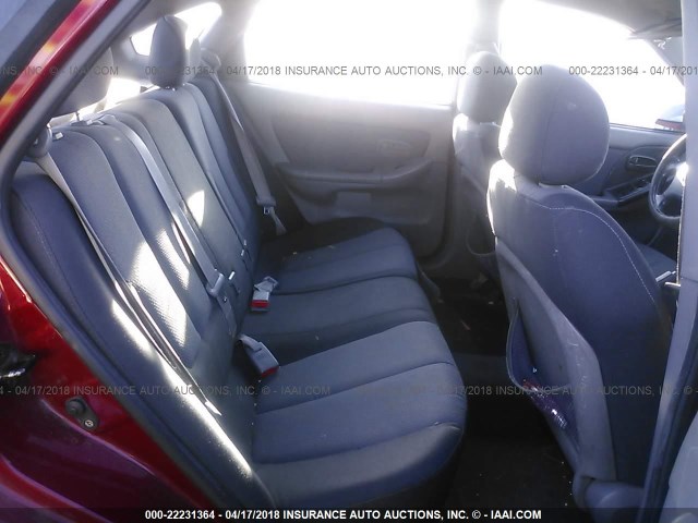 KMHDN56D05U144914 - 2005 HYUNDAI ELANTRA GLS/GT RED photo 8