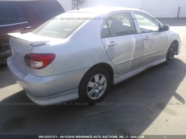 1NXBR30E36Z668299 - 2006 TOYOTA COROLLA CE/LE/S SILVER photo 4