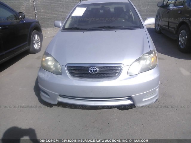 1NXBR30E36Z668299 - 2006 TOYOTA COROLLA CE/LE/S SILVER photo 6