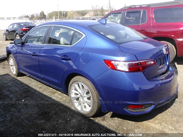 19UDE2F73HA002254 - 2017 ACURA ILX PREMIUM/TECH BLUE photo 3