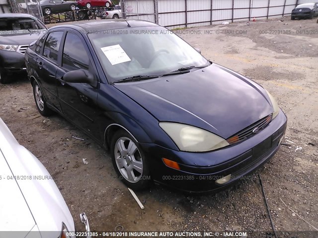 1FAFP38323W216364 - 2003 FORD FOCUS ZTS Dark Blue photo 1