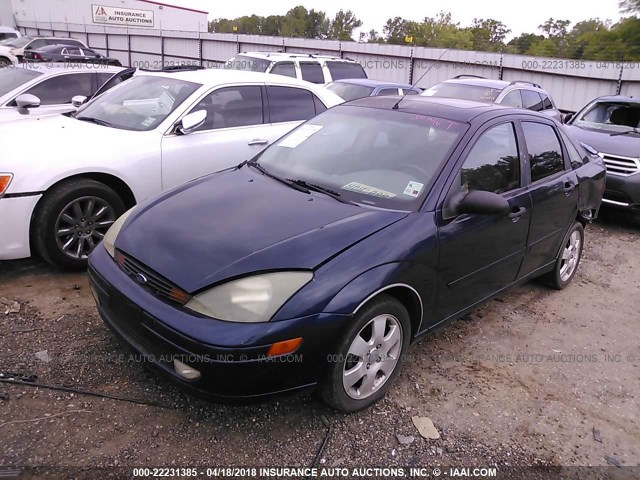 1FAFP38323W216364 - 2003 FORD FOCUS ZTS Dark Blue photo 2