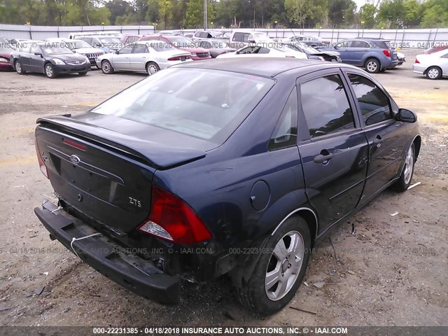 1FAFP38323W216364 - 2003 FORD FOCUS ZTS Dark Blue photo 4