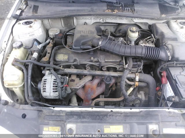 1G1JC524817145491 - 2001 CHEVROLET CAVALIER CNG SILVER photo 10