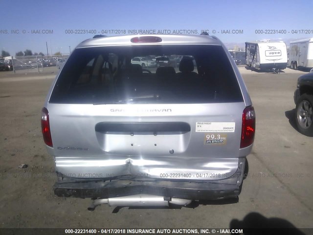 1D4GP24R27B151177 - 2007 DODGE GRAND CARAVAN SE SILVER photo 6