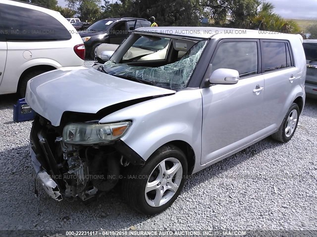 JTLKE50E691074179 - 2009 TOYOTA SCION XB ვერცხლისფერი ფოტო 2