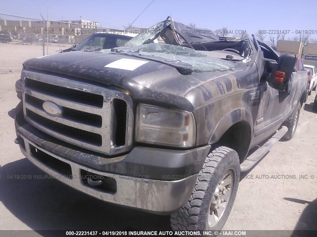 1FTSW21P36EC81169 - 2006 FORD F250 SUPER DUTY GRAY photo 2