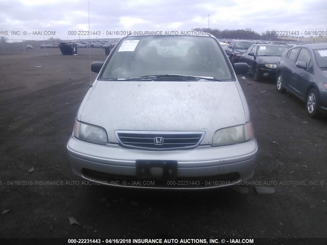 JHMRA3847WC005313 - 1998 HONDA ODYSSEY LX/EX SILVER photo 6