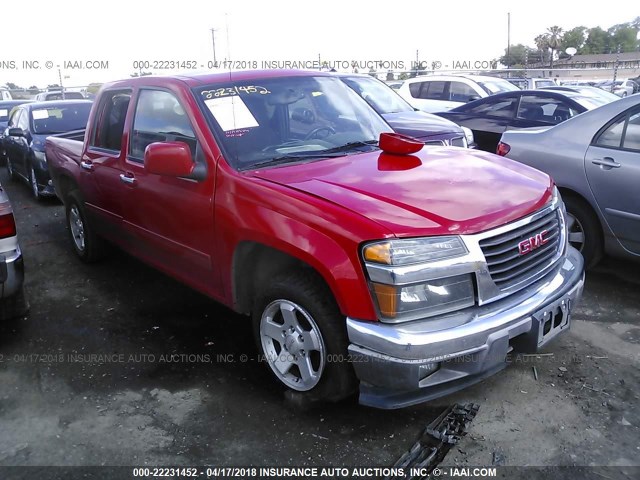 1GTD5MFEXB8104738 - 2011 GMC CANYON SLE RED photo 1