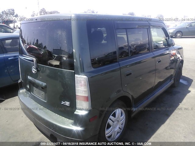 JTLKT324750212942 - 2005 TOYOTA SCION XB ნაცრისფერი ფოტო 4