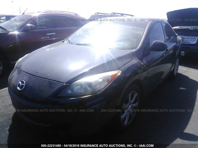 JM1BL1SF0A1336699 - 2010 MAZDA 3 I GRAY photo 2