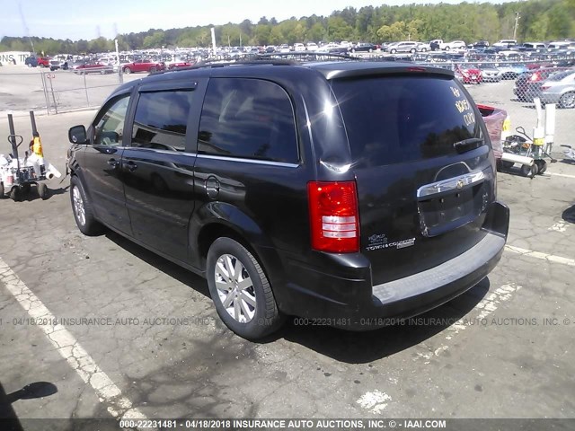 2A8HR54P08R684894 - 2008 CHRYSLER TOWN & COUNTRY TOURING BLACK photo 3