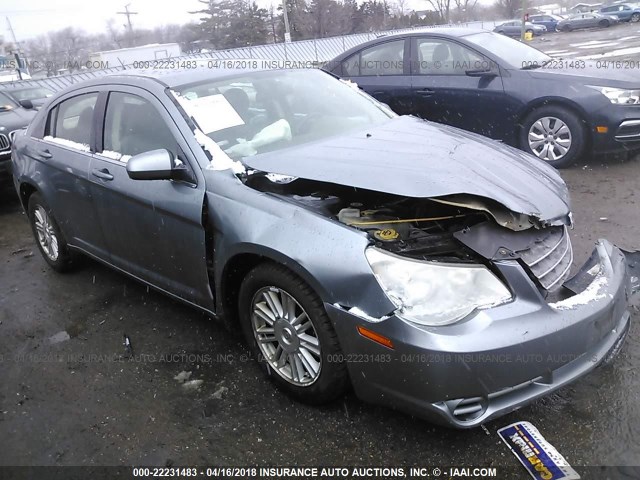 1C3LC56KX7N570843 - 2007 CHRYSLER SEBRING TOURING Light Blue photo 1