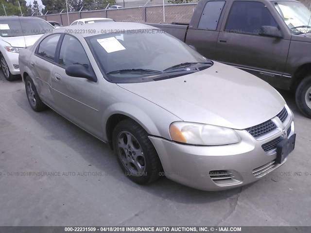 1B3EL46R55N672240 - 2005 DODGE STRATUS SXT Champagne photo 1