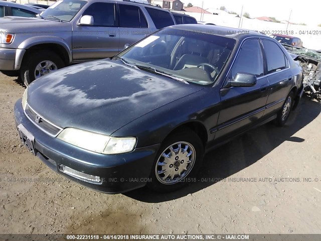 1HGCD5550TA066499 - 1996 HONDA ACCORD EX/EX-R GREEN photo 2