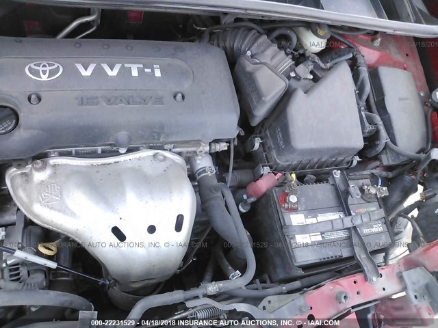 JTLKE50E791097115 - 2009 TOYOTA SCION XB RED photo 10