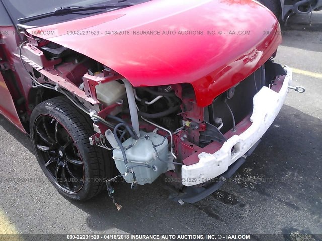 JTLKE50E791097115 - 2009 TOYOTA SCION XB RED photo 6