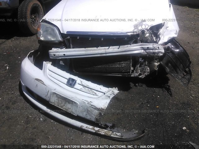 2HGES16553H623382 - 2003 HONDA CIVIC LX 白色 照片 6