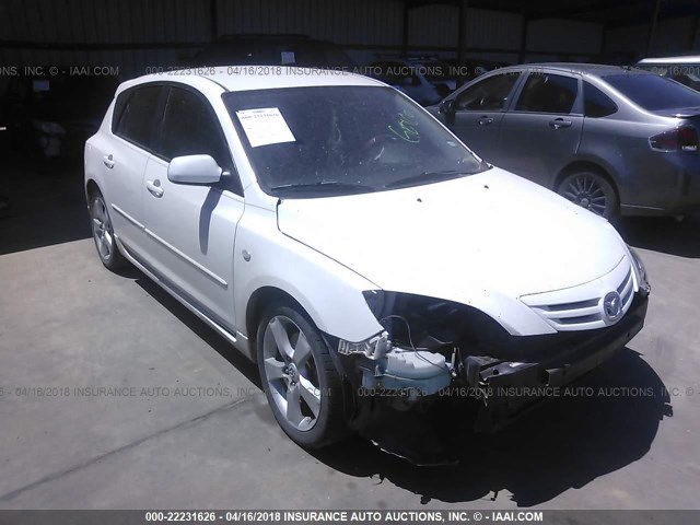 JM1BK143161481893 - 2006 MAZDA 3 HATCHBACK WHITE photo 1