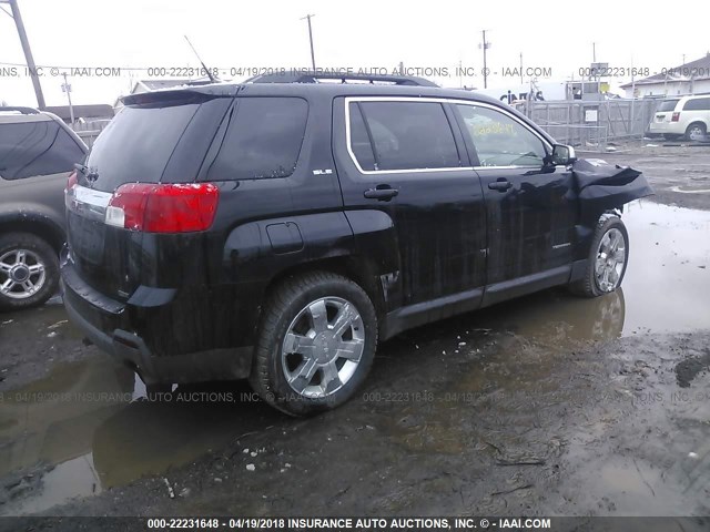 2CTFLSE59B6267704 - 2011 GMC TERRAIN SLE BLACK photo 4