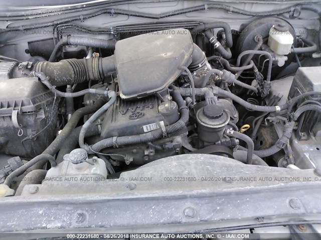 5TEUX42NX8Z543980 - 2008 TOYOTA TACOMA ACCESS CAB Silber Foto 10