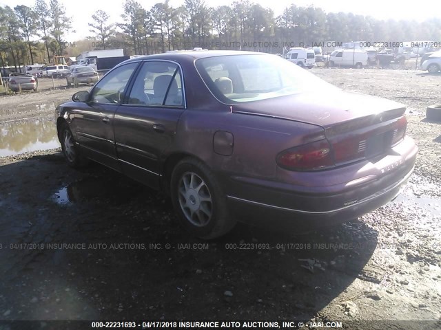 2G4WB52K9W1441974 - 1998 BUICK REGAL LS 勃艮第红 照片 3