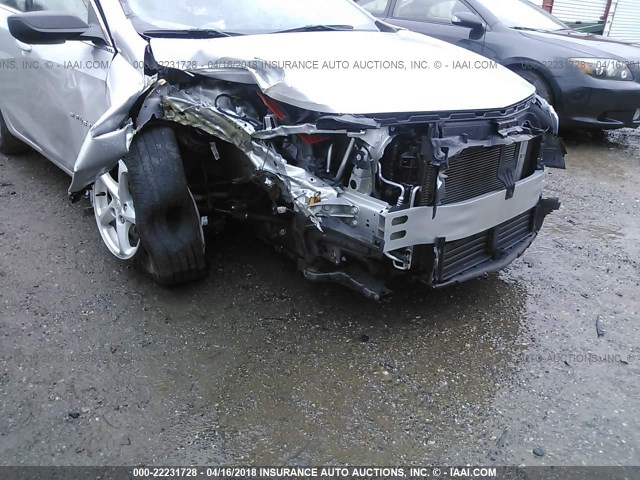 1G1ZB5ST0GF253874 - 2016 CHEVROLET MALIBU LS ვერცხლისფერი ფოტო 6