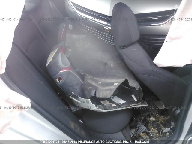 1G1ZB5ST0GF253874 - 2016 CHEVROLET MALIBU LS ვერცხლისფერი ფოტო 8