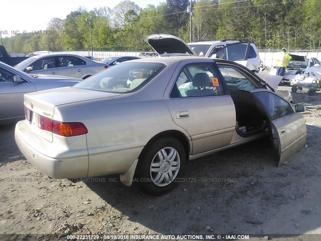 4T1BG22KX1U050263 - 2001 TOYOTA CAMRY CE/LE/XLE 金色 照片 4