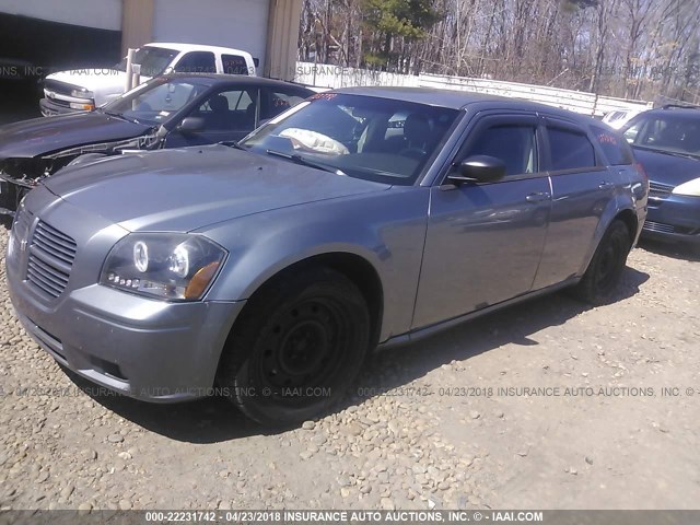 2D4FV47VX7H620531 - 2007 DODGE MAGNUM SXT GRAY photo 2