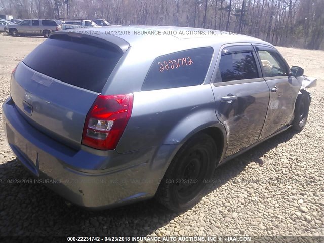 2D4FV47VX7H620531 - 2007 DODGE MAGNUM SXT GRAY photo 4