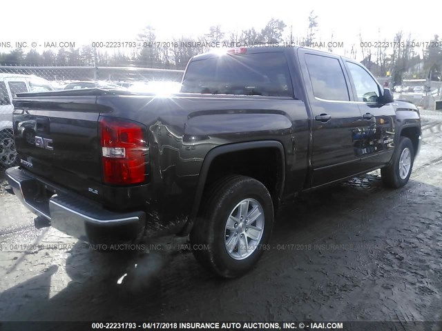 3GTU2MEC1GG150856 - 2016 GMC SIERRA K1500 SLE GRAY photo 4