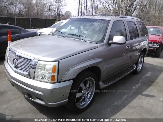 1GYEK63N62R107928 - 2002 CADILLAC ESCALADE LUXURY Gümüş foto 2