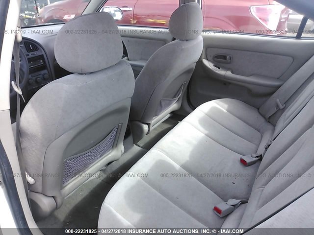 KMHDN46D54U799885 - 2004 HYUNDAI ELANTRA GLS/GT WHITE photo 8