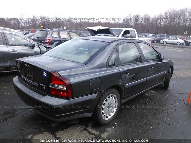 YV1TS94D1Y1114517 - 2000 VOLVO S80 GRAY photo 4