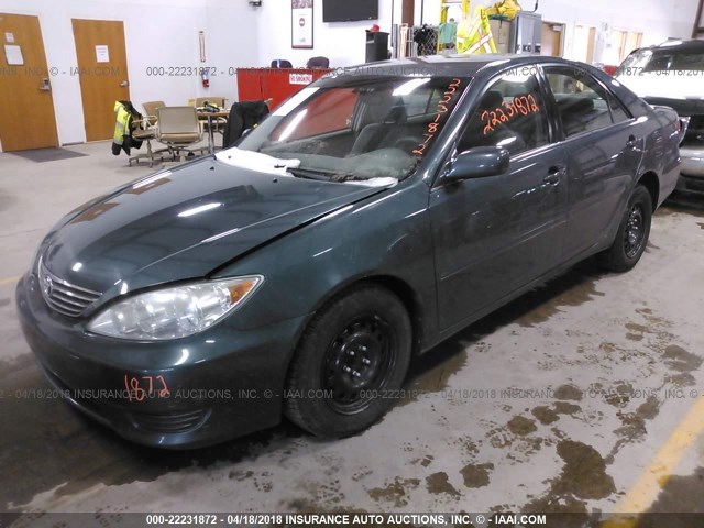 4T1BF32K06U115492 - 2006 TOYOTA CAMRY LE/XLE/SE მწვანე ფოტო 2