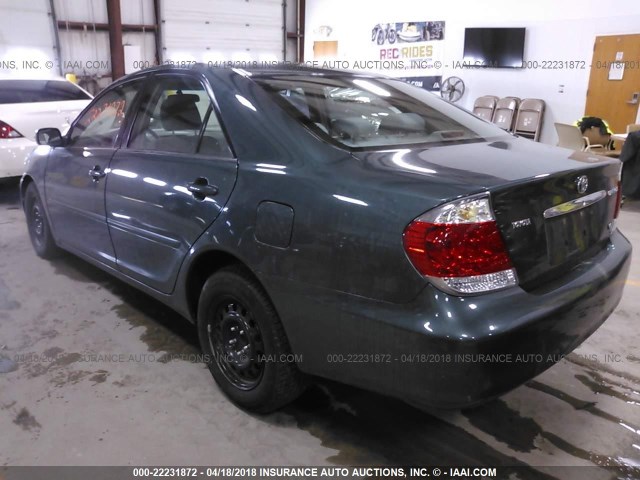 4T1BF32K06U115492 - 2006 TOYOTA CAMRY LE/XLE/SE მწვანე ფოტო 3