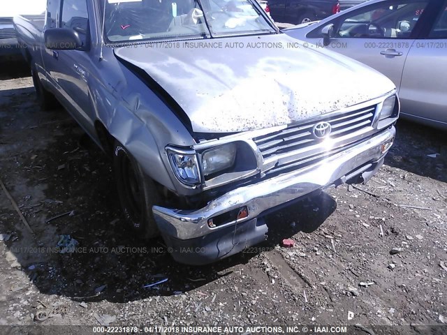 4TAUN53B6SZ030675 - 1995 TOYOTA TACOMA XTRACAB GRAY photo 6
