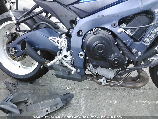 JS1GN7FAXB2101735 - 2011 SUZUKI GSX-R600 BLUE photo 10