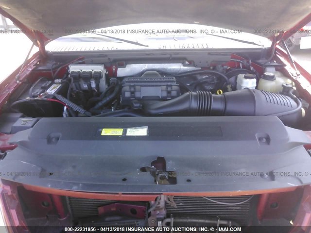 1FMPU15526LA81535 - 2006 FORD EXPEDITION XLT 勃艮第红 照片 10