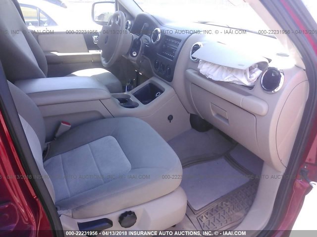 1FMPU15526LA81535 - 2006 FORD EXPEDITION XLT 勃艮第红 照片 5