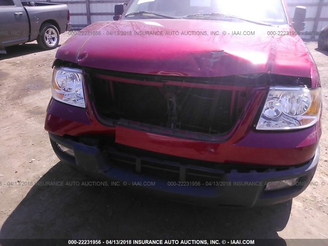 1FMPU15526LA81535 - 2006 FORD EXPEDITION XLT 勃艮第红 照片 6