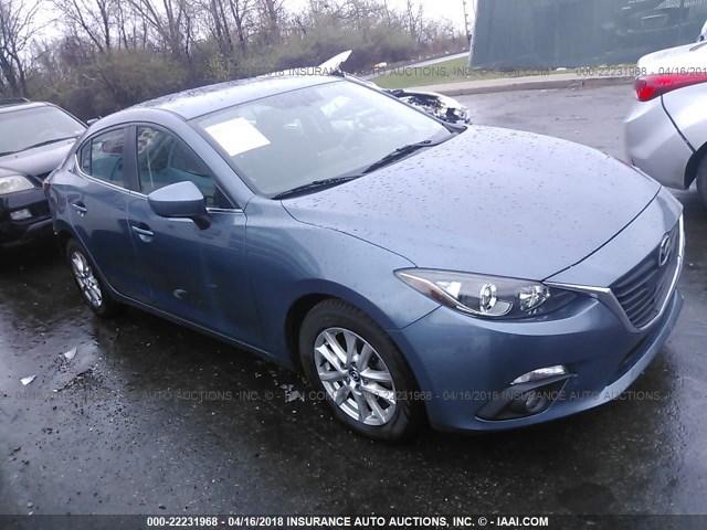 3MZBM1V76FM235885 - 2015 MAZDA 3 TOURING BLUE photo 1