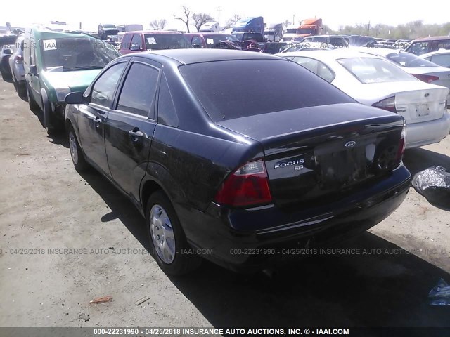 1FAFP34N97W145063 - 2007 FORD FOCUS ZX4/S/SE/SES 黑色 照片 3