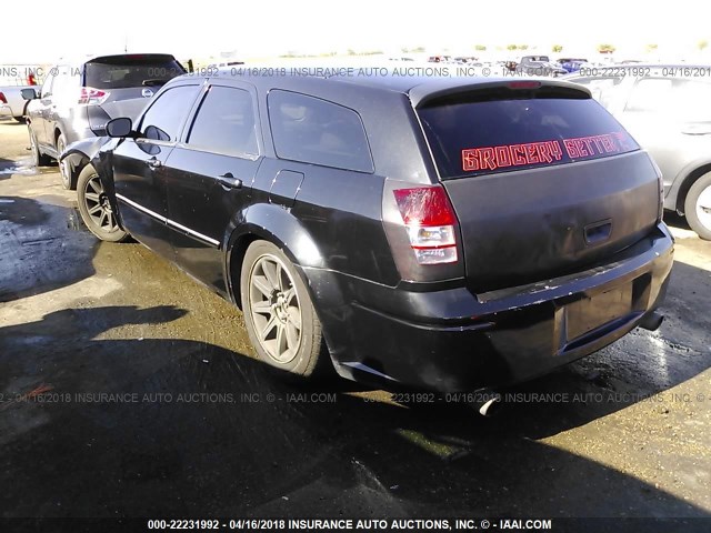 2D8GV582X5H637713 - 2005 DODGE MAGNUM R/T BLACK photo 3