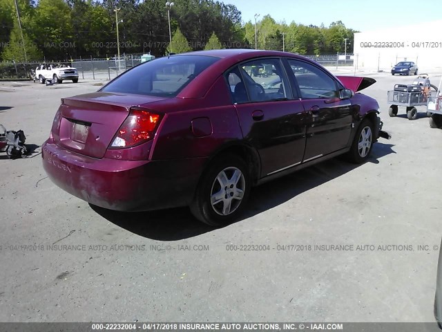 1G8AJ58F86Z156664 - 2006 SATURN ION LEVEL 2 Bordo foto 4